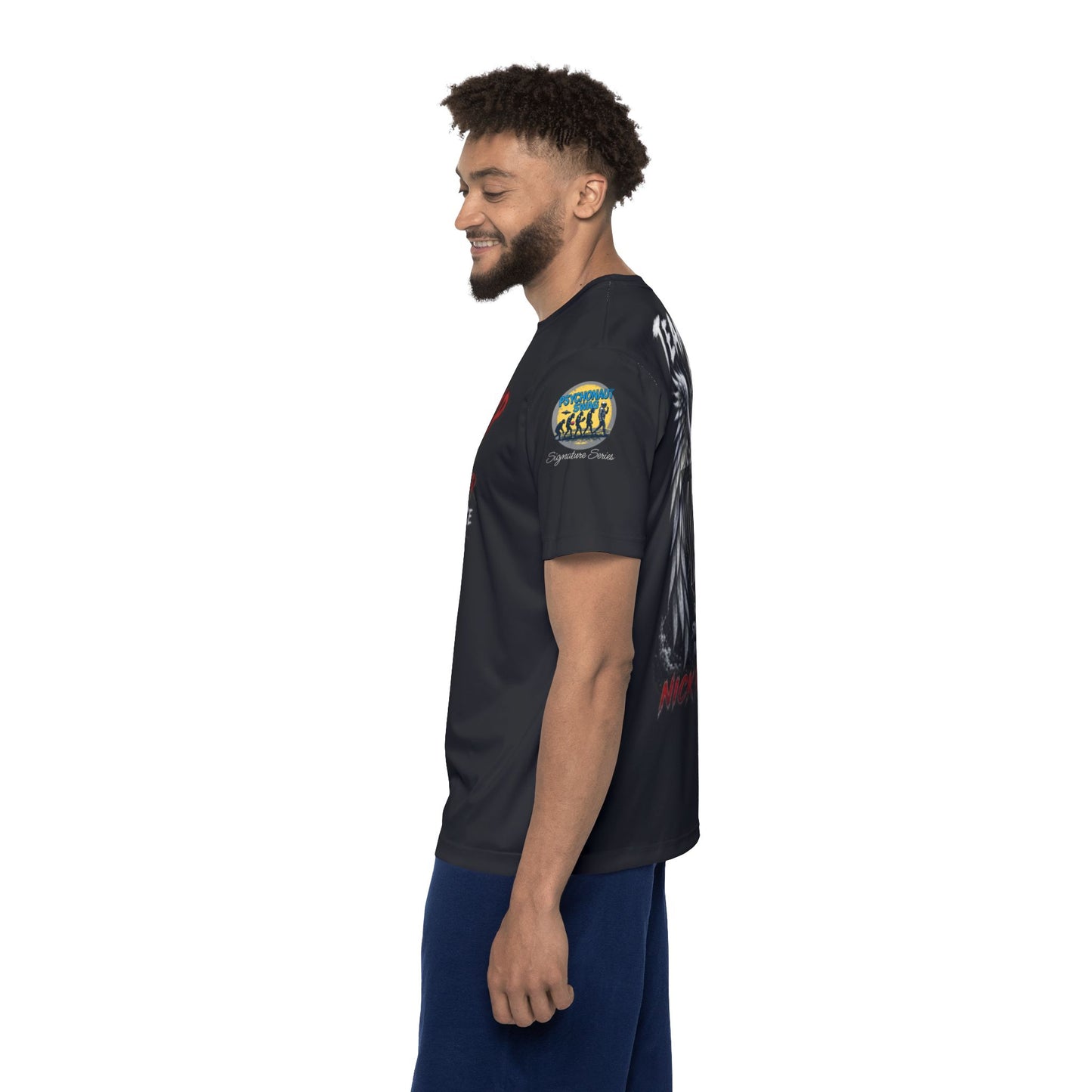 Nick Feeler Signature Series MMA Walk-Out Tee — Men's Sports Jersey (AOP)