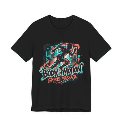 Sports Massage T-Shirt — Athletic Runner Graphic Tee