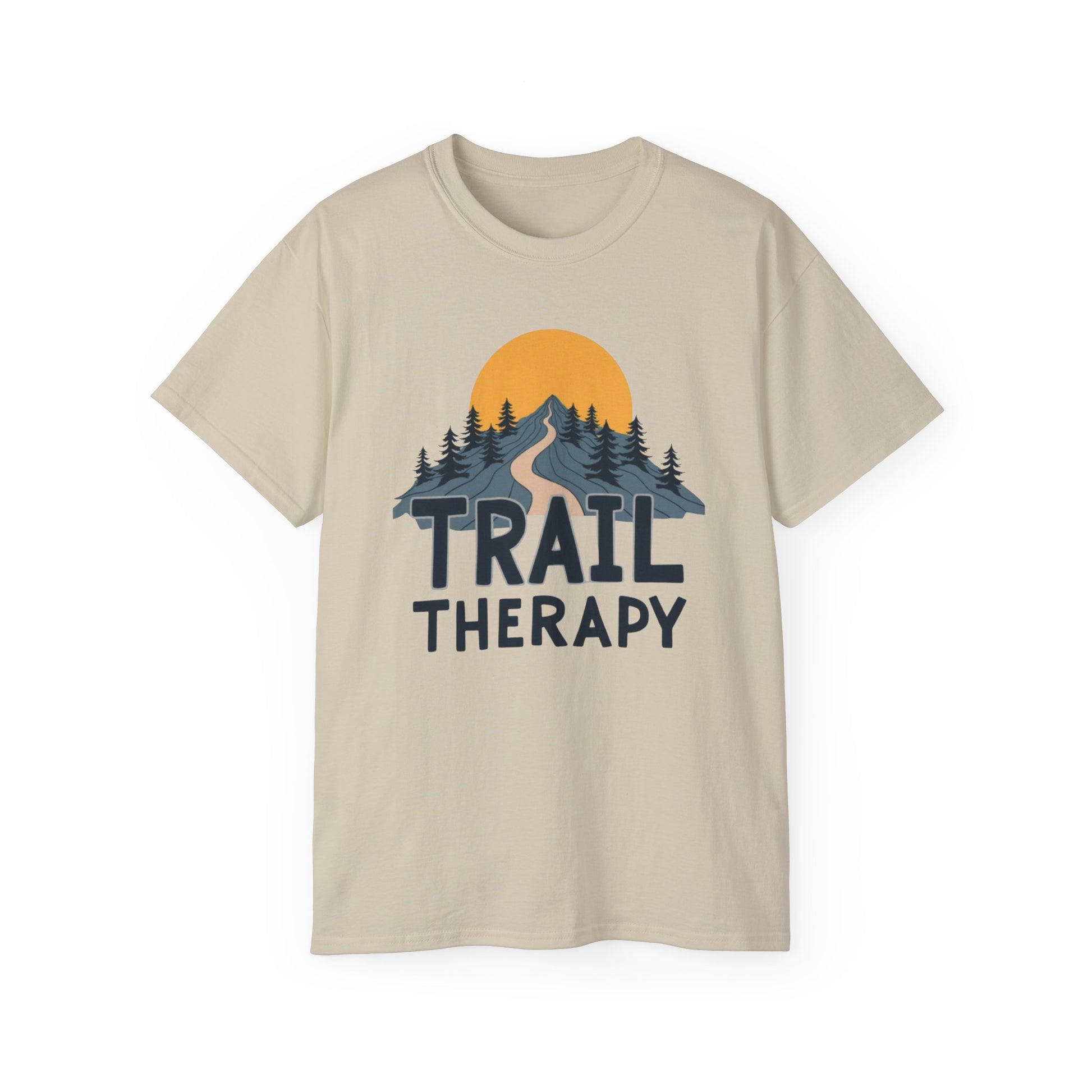 Trail Therapy Unisex Ultra Cotton Tee | Outdoor Lover Gift, Adventure Shirt, Nature Tee, Hiking Apparel, Relaxation Wear - Psychonaut Swag