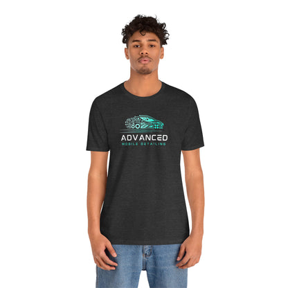 Advanced Mobile Detailing, Super soft style, Unisex Tee, Car Enthusiast Shirt, Automotive Gift, Stylish Car Wash Tee, Perfect for Mechanics, Birthday or Holiday Gift