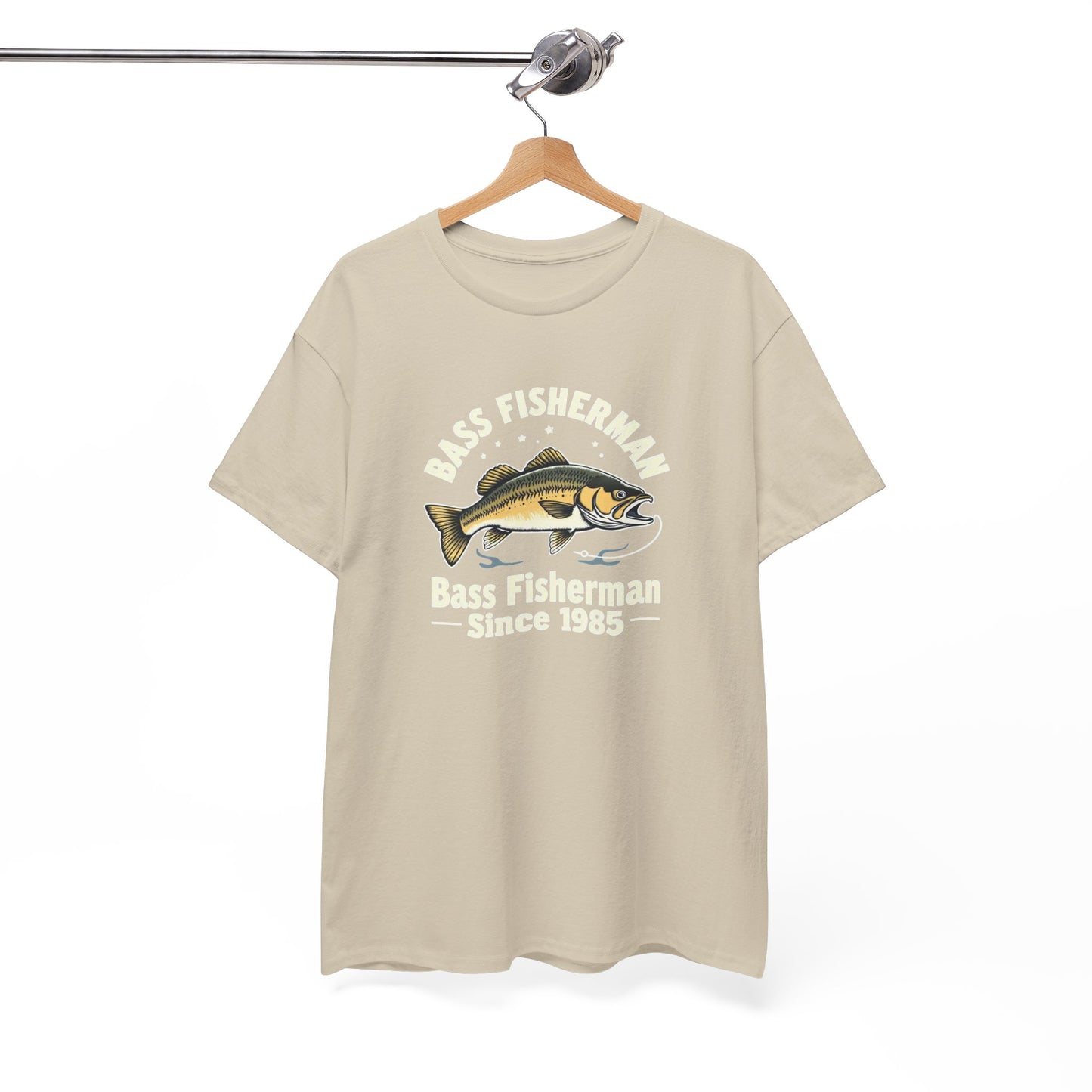 Bass Fisherman T-Shirt – "Bass Fisherman Since 1985" Vintage Fishing Tee