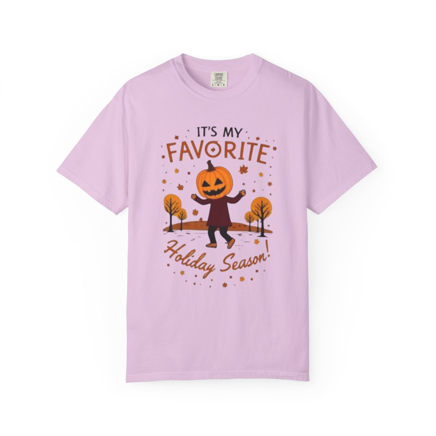 Halloween Pumpkin Head T-Shirt — "It's My Favorite Holiday Season!"