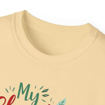 Christmas Coffee Tee - "My Christmas Spirit Needs Coffee" Holiday T-Shirt