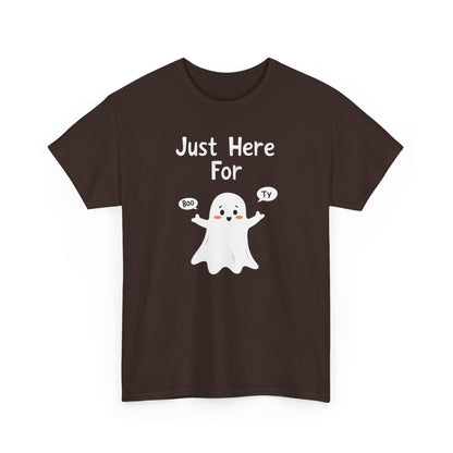 Cute Boo, Unisex Heavy Cotton Tee - Perfect for Self-Love, Gift, Casual Wear, Birthdays, or Relaxation
