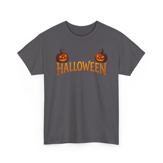 Halloween Pumpkin Graphic Tee, Unisex Cotton T-Shirt, Fall Fashion, Halloween Costume, Trick or Treat Shirt