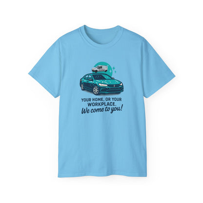 Advanced Car Service Humor Tee, Funny T-Shirt for Mechanics, Auto Enthusiasts, Gift for Dad, Car Lover Apparel, Perfect for Birthdays