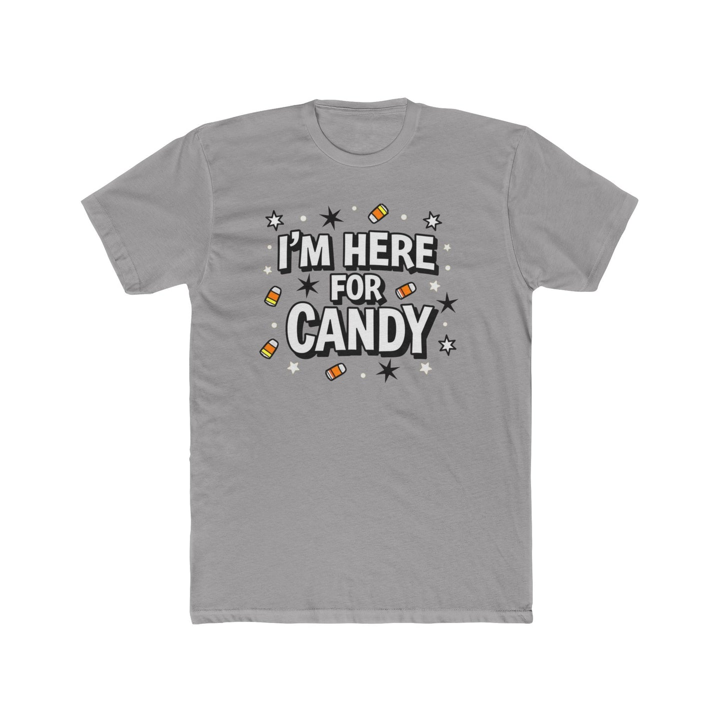 Fun Halloween Tee, I'm Here for Candy Unisex T-Shirt, Seasonal Fashion, Gift for Candy Lovers, Halloween Costume, Trick or Treat Shirt - Psychonaut Swag
