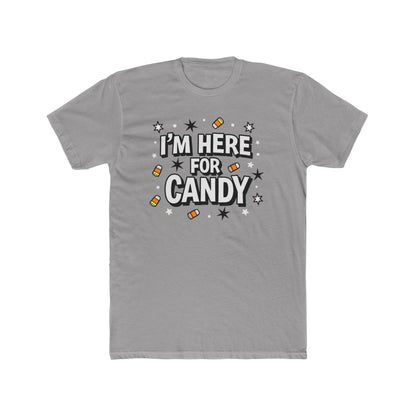 Fun Halloween Tee, I'm Here for Candy Unisex T-Shirt, Seasonal Fashion, Gift for Candy Lovers, Halloween Costume, Trick or Treat Shirt - Psychonaut Swag