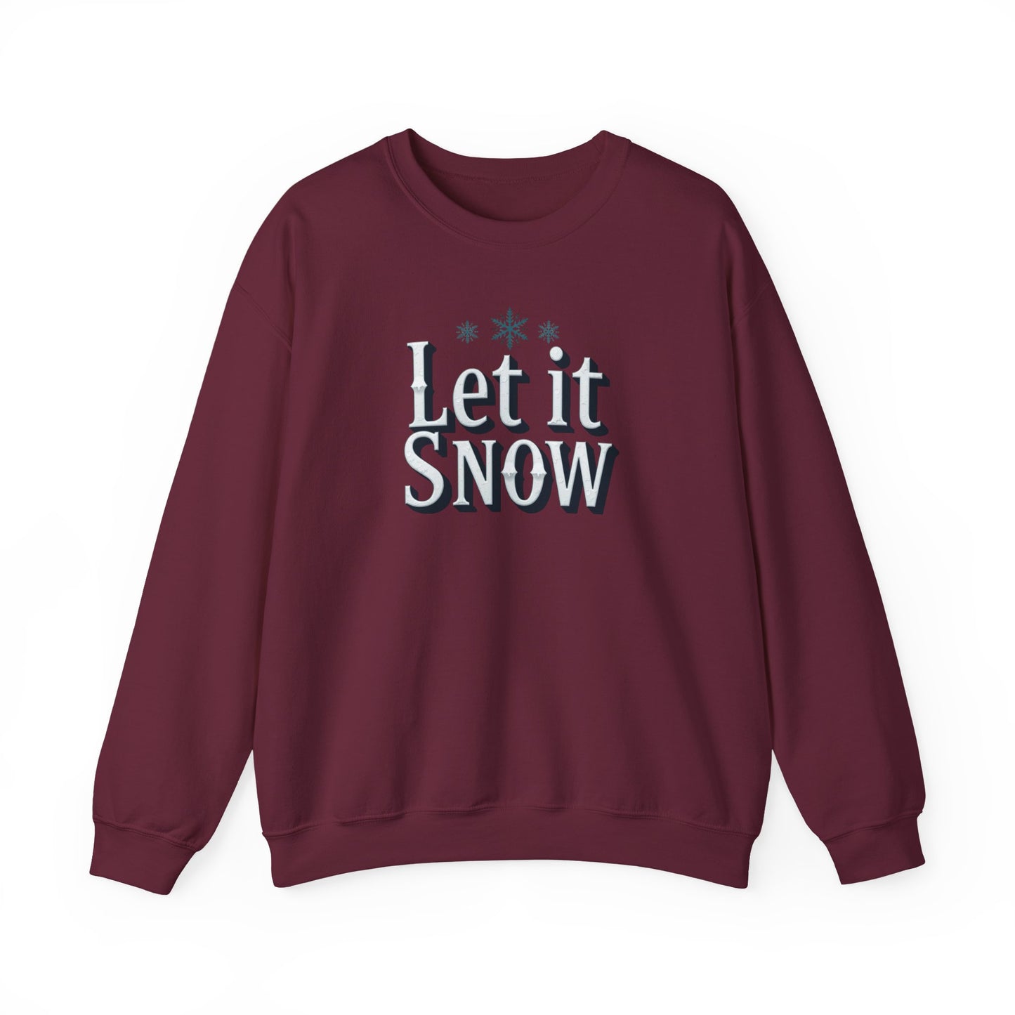 Let It Snow Sweatshirt — Cozy Holiday Crewneck