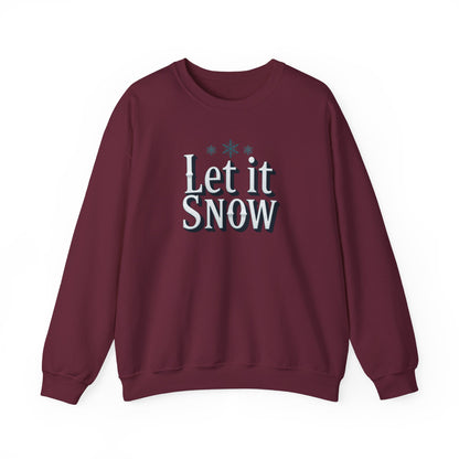 Let It Snow Sweatshirt — Cozy Holiday Crewneck