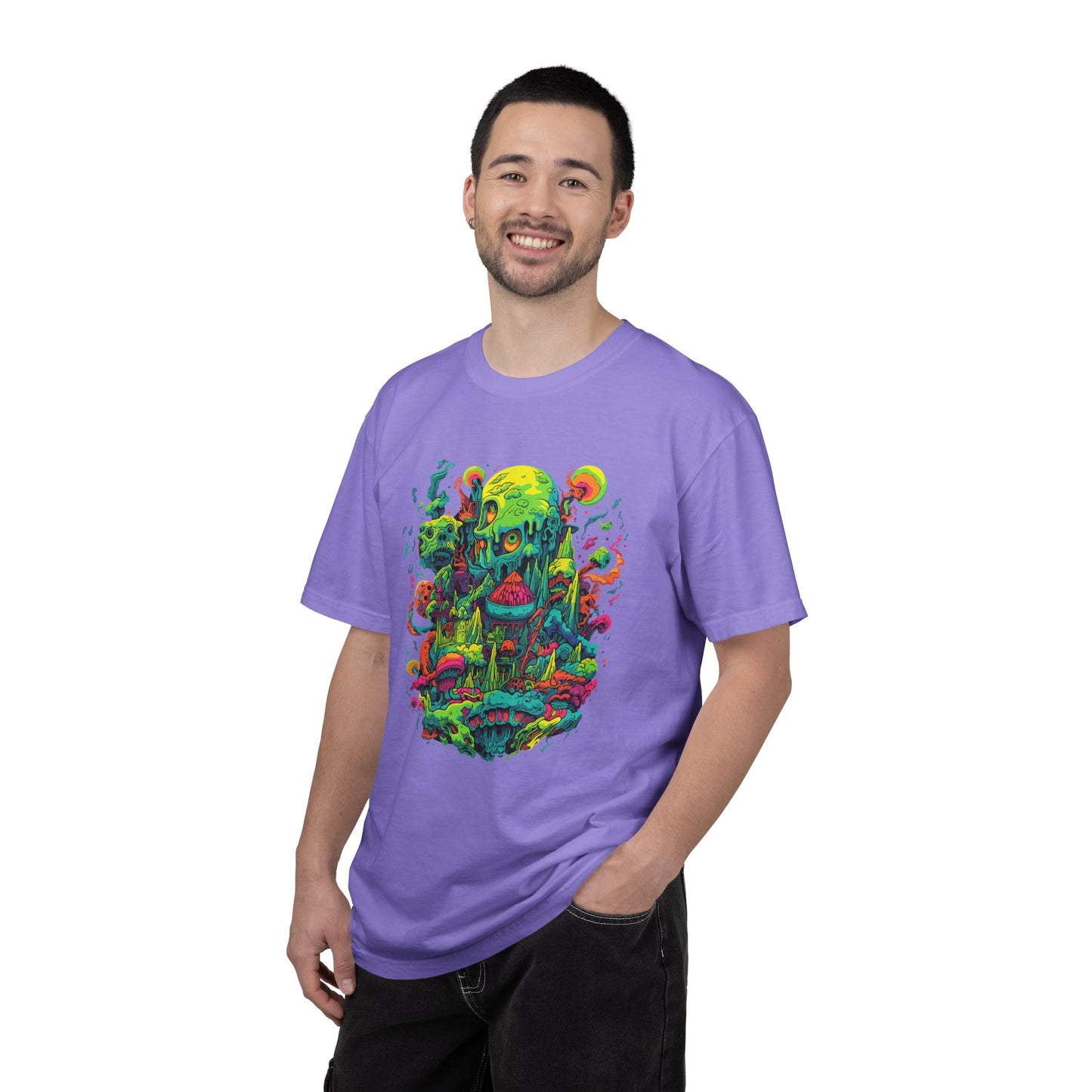 Psychedelic Dream Graphic T-Shirt — Sticky Trippy Art Tee
