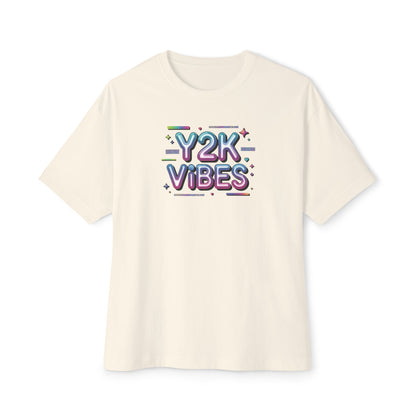 Y2K Vibes Tee - Retro 2000s Graphic Boxy T-Shirt