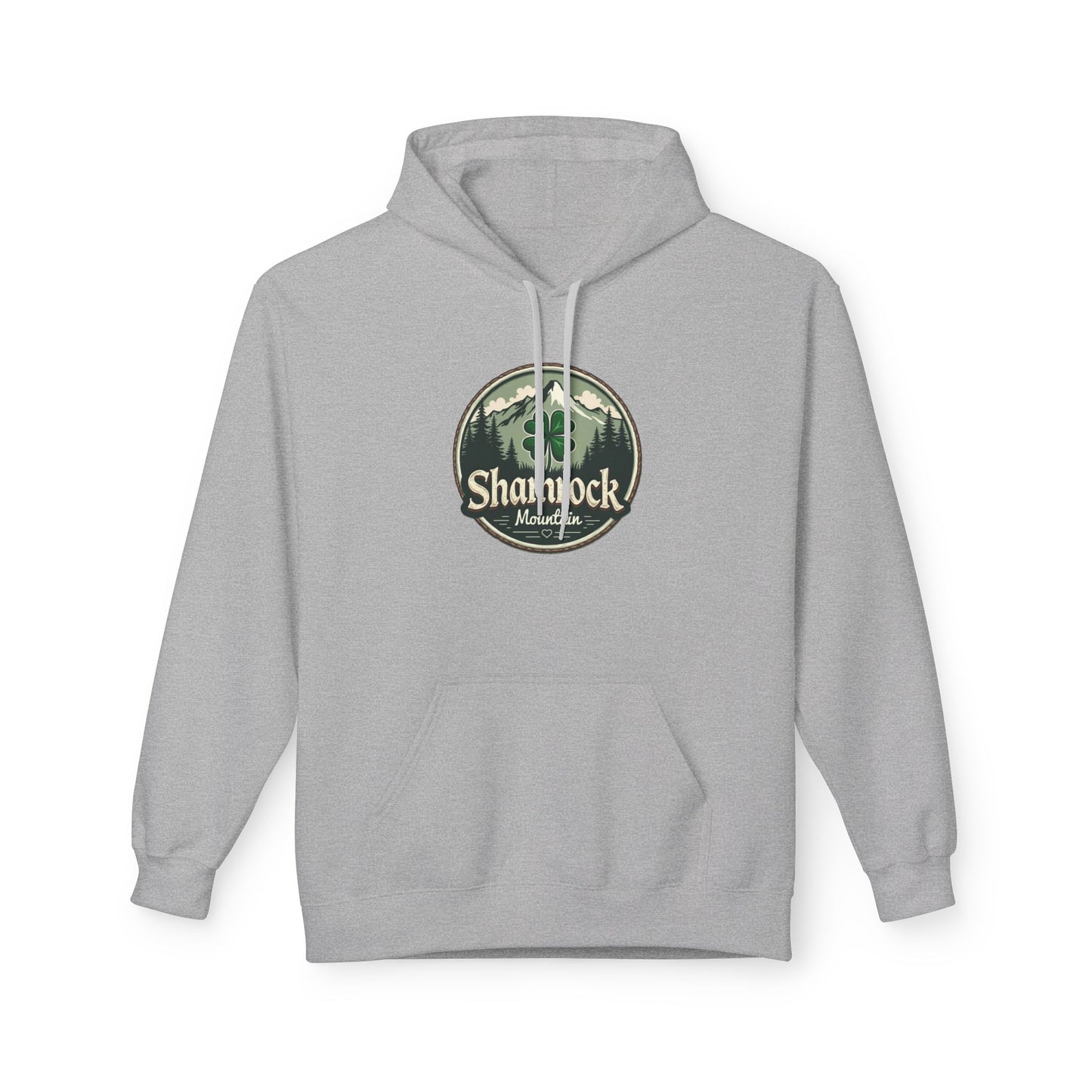 Shamrock Mountain, Unisex Midweight Softstyle Fleece Hoodie