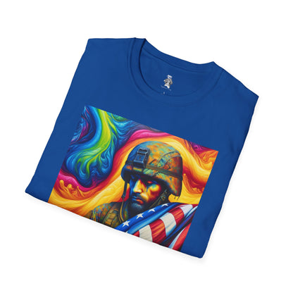 Support Psychedelic Research Awareness for  Veterans T-Shirt - Psychonaut Swag