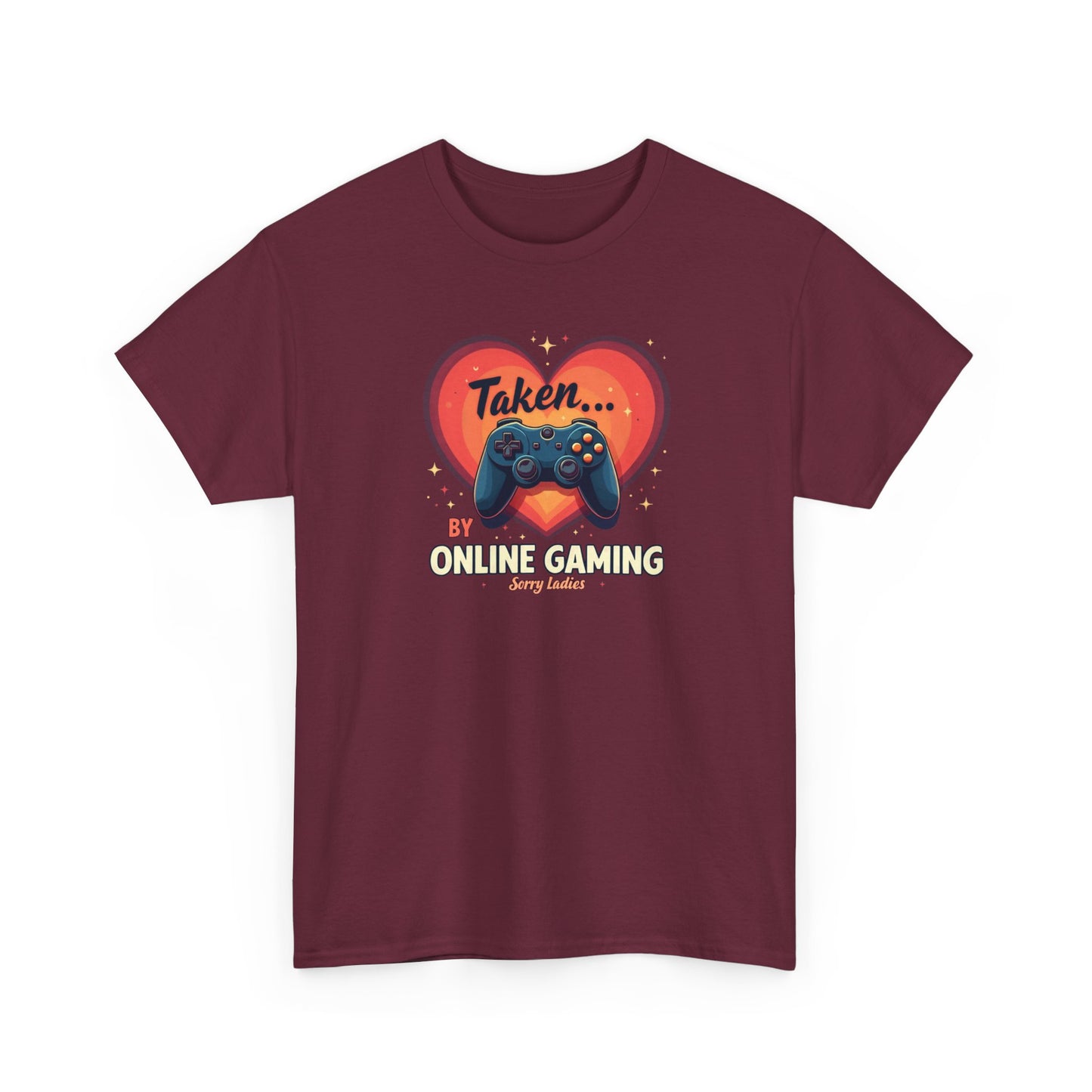 Taken by Online Gaming T-Shirt — Gamer Love Heart Controller Tee