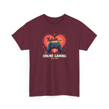Taken by Online Gaming T-Shirt — Gamer Love Heart Controller Tee