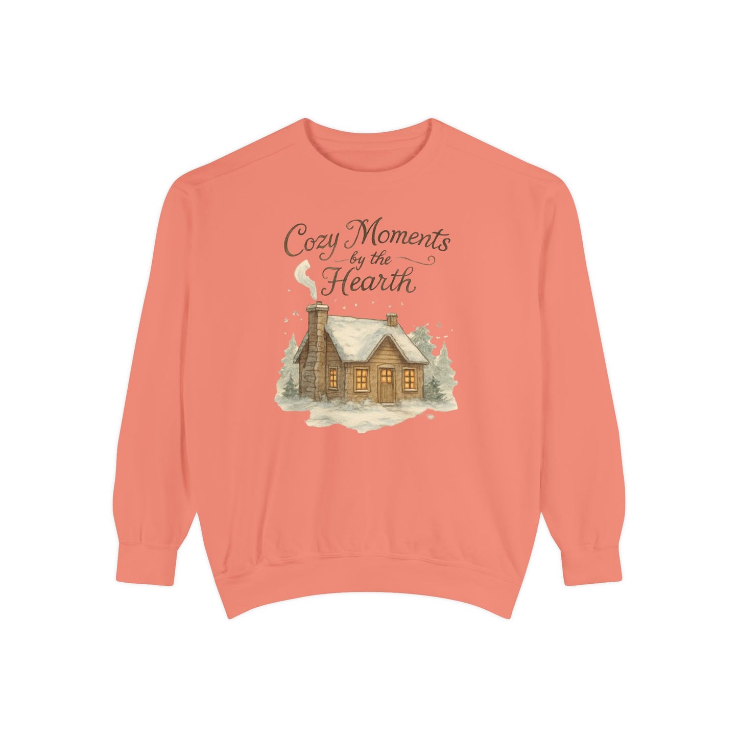 Cozy cabin Unisex Garment-Dyed Sweatshirt