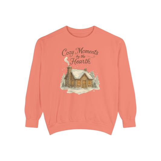Cozy cabin Unisex Garment-Dyed Sweatshirt