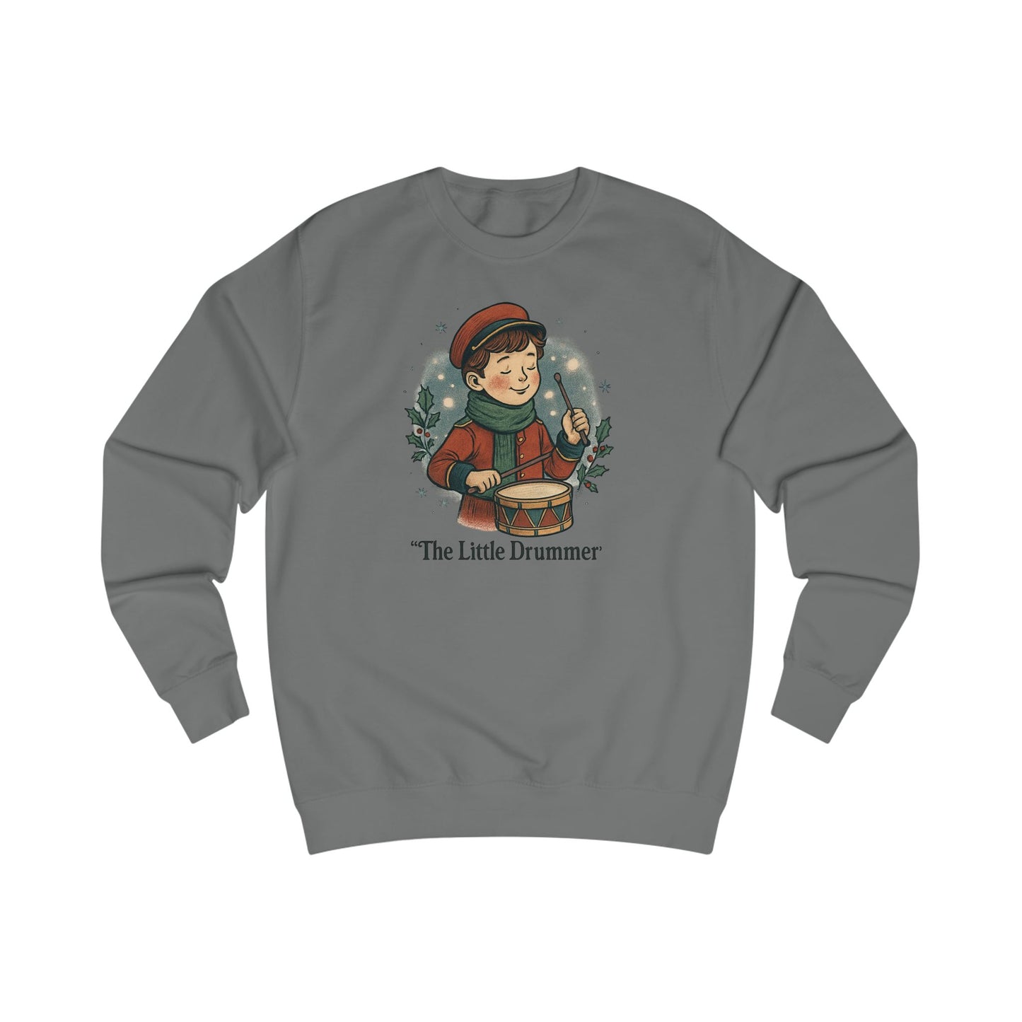 The Little Drummer Sweatshirt — Vintage Christmas Kids Choir Pullover
