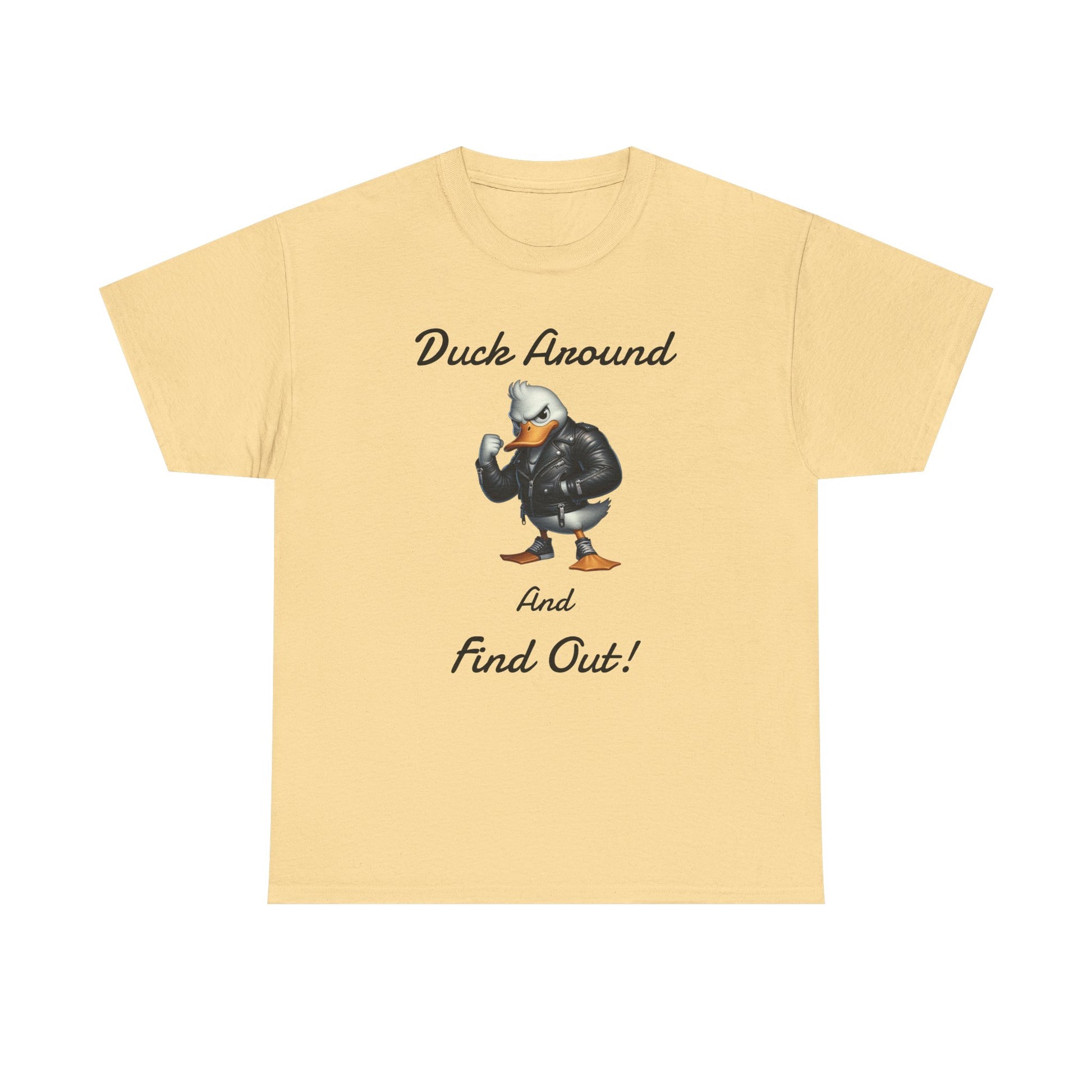 Duck Around, Unisex Heavy Cotton Tee - Psychonaut Swag