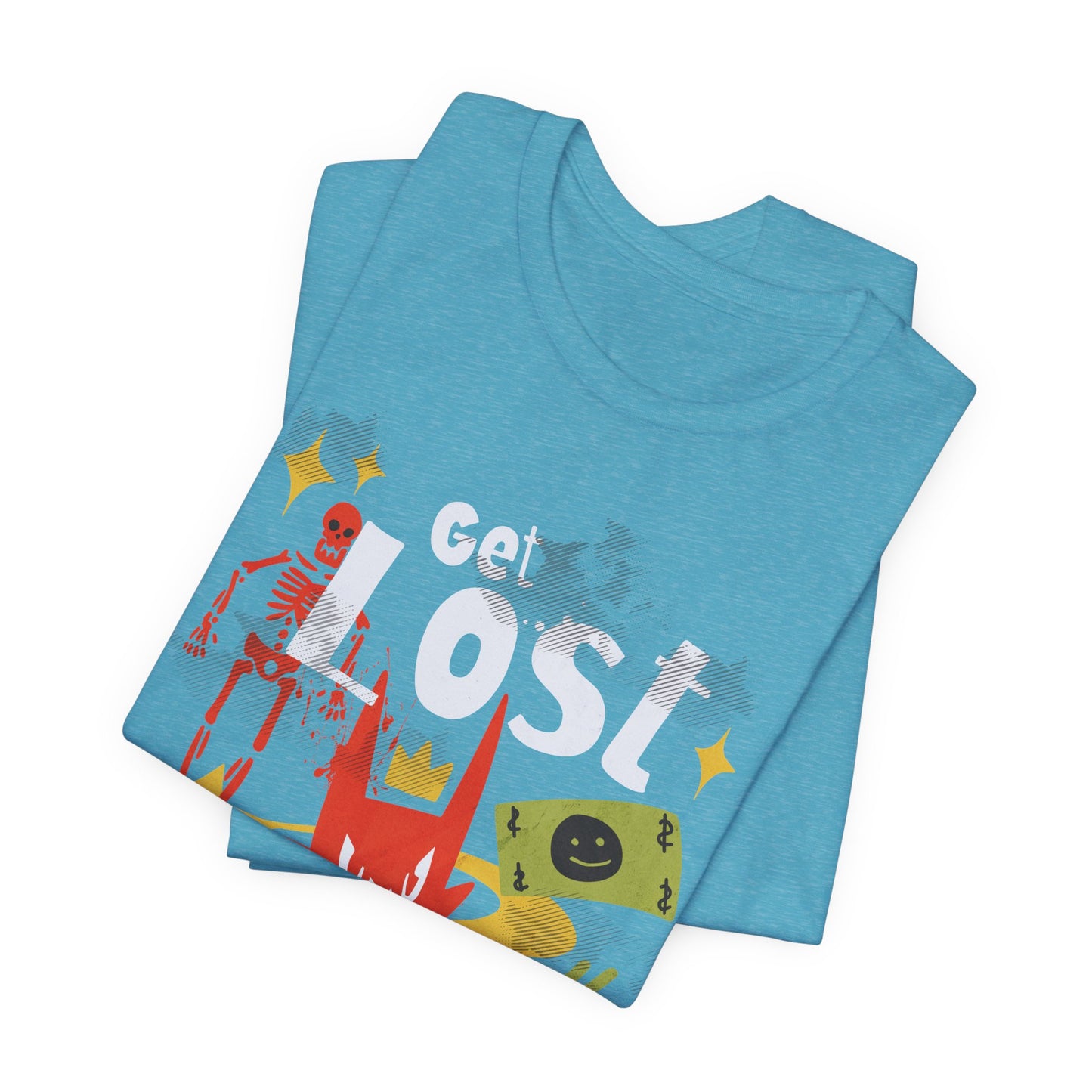 Get lost, Hustler Unisex Jersey Short Sleeve Tee