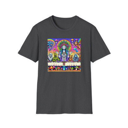 Mushroom Last Supper, Unisex Softstyle T-Shirt - Psychonaut Swag