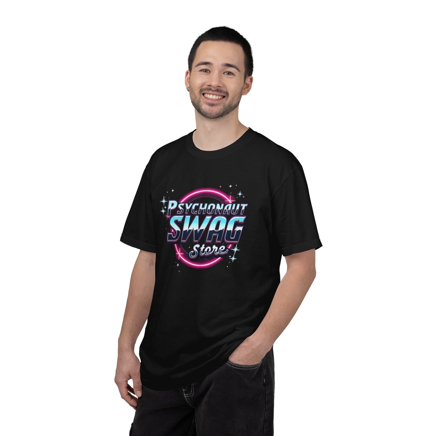 Retro 'Psychonaut SWAG Store' Graphic T-Shirt