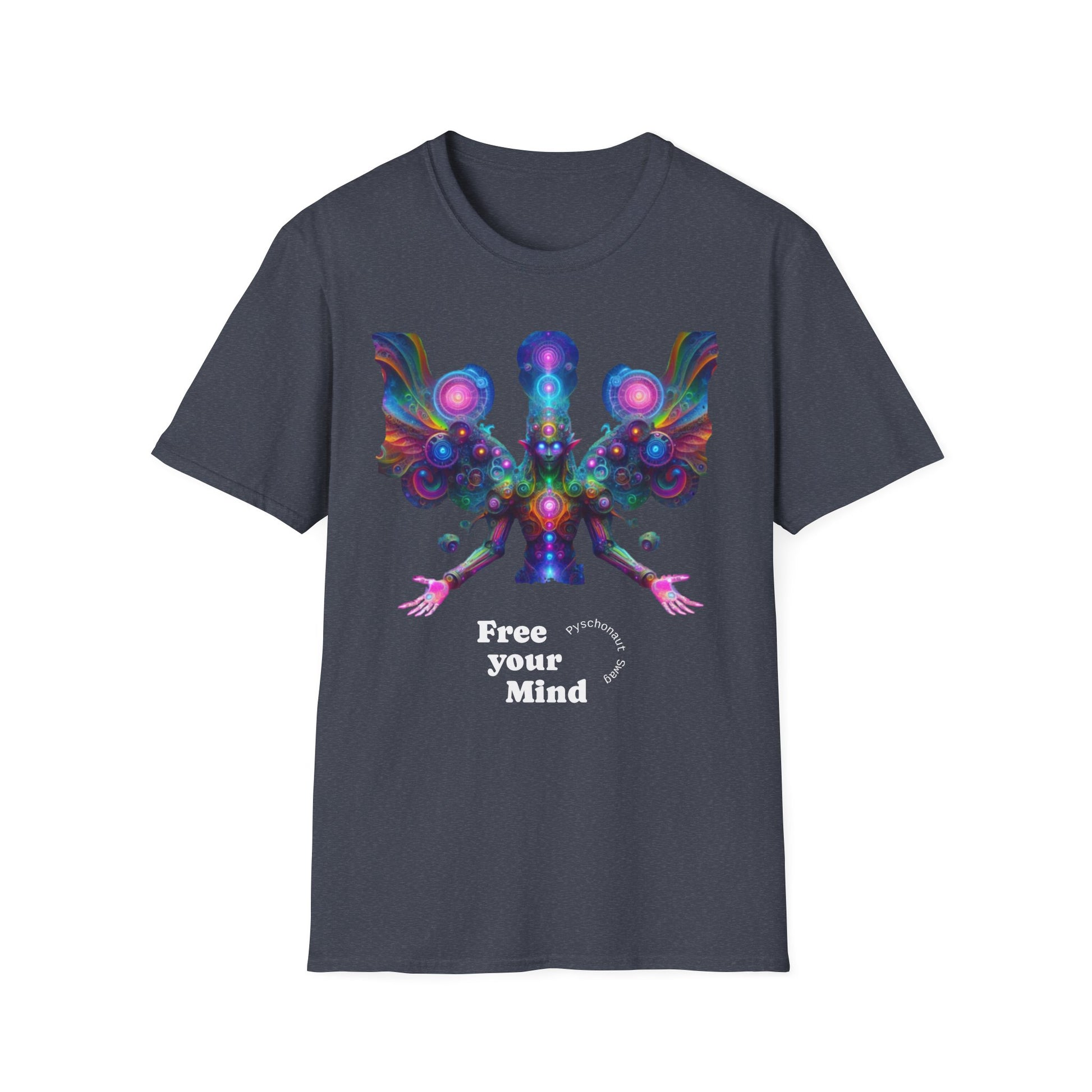 Mechanical Elf, Psychonaut Swag, Unisex Softstyle T-Shirt - Psychonaut Swag