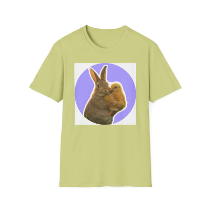 Easter Bunny and Chic, Unisex Softstyle T-Shirt - Psychonaut Swag