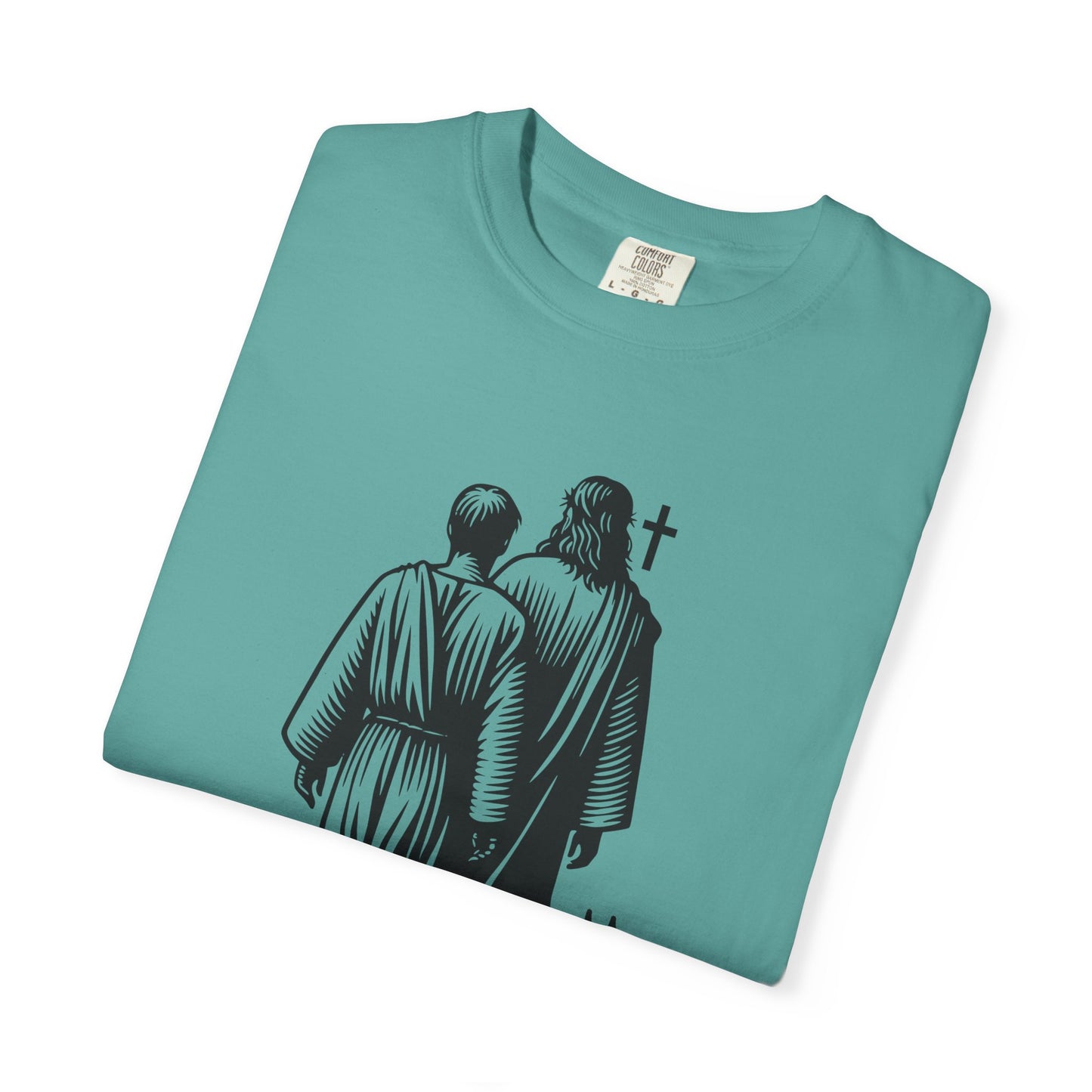 Christian T-Shirt — "His Love Is My Strength" Graphic Tee