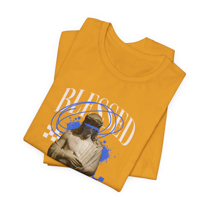 Blessed Statue Graphic Tee — Vintage Aesthetic Rome MMXXIV T-Shirt