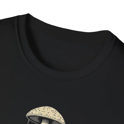 Ego Death Club Mushroom, T-Shirt, Unisex Softstyle Tee, Casual Wear, Gift for Friends, Unique Graphic Shirt - Psychonaut Swag
