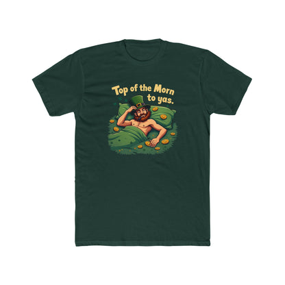 St. Patrick's Day "Top of the Morn to Yas" T-Shirt — Funny Leprechaun Graphic Tee