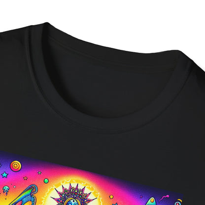 Mythical Creatures Unisex Softstyle T-Shirt - Last Supper Style - Psychonaut Swag