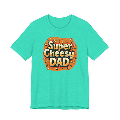 Super Cheesy Dad Unisex Tee | Fun Father's Day Gift, Casual Outfit, Family Gatherings, Dad Joke Apparel, Cheesy Humor Shirt - Psychonaut Swag