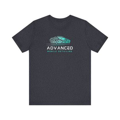 Advanced Mobile Detailing, Super soft style, Unisex Tee, Car Enthusiast Shirt, Automotive Gift, Stylish Car Wash Tee, Perfect for Mechanics, Birthday or Holiday Gift