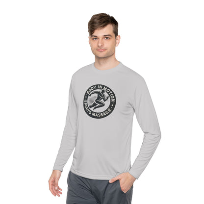 Sports Massage Long Sleeve Tee — "Body in Motion" Athletic Therapy Shirt