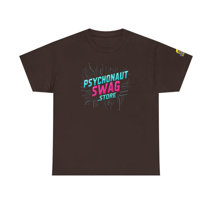 Psychonaut Swag, Human Billboard, Unisex Heavy Cotton Tee