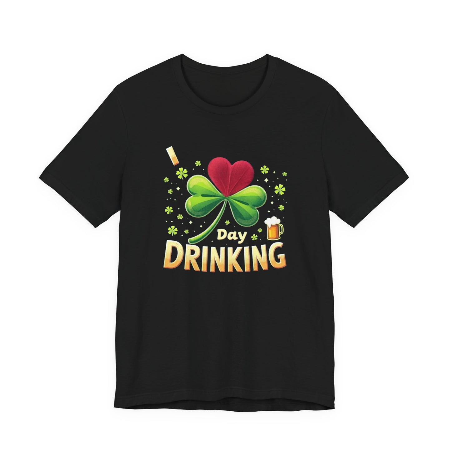 Shamrock heart, Unisex Jersey Short Sleeve Tee