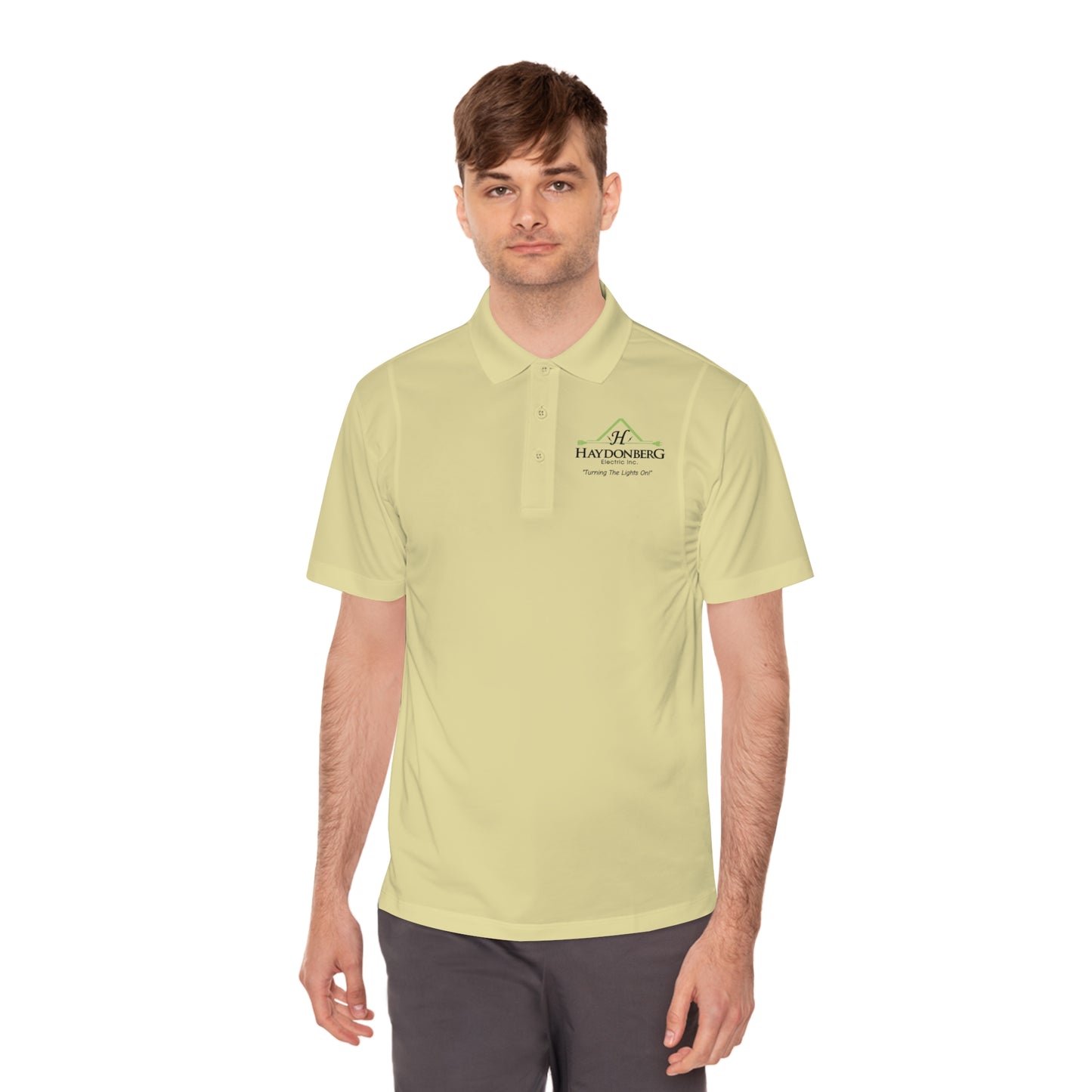 Haydonberg Turning the lights on, Men's Sport Polo Shirt