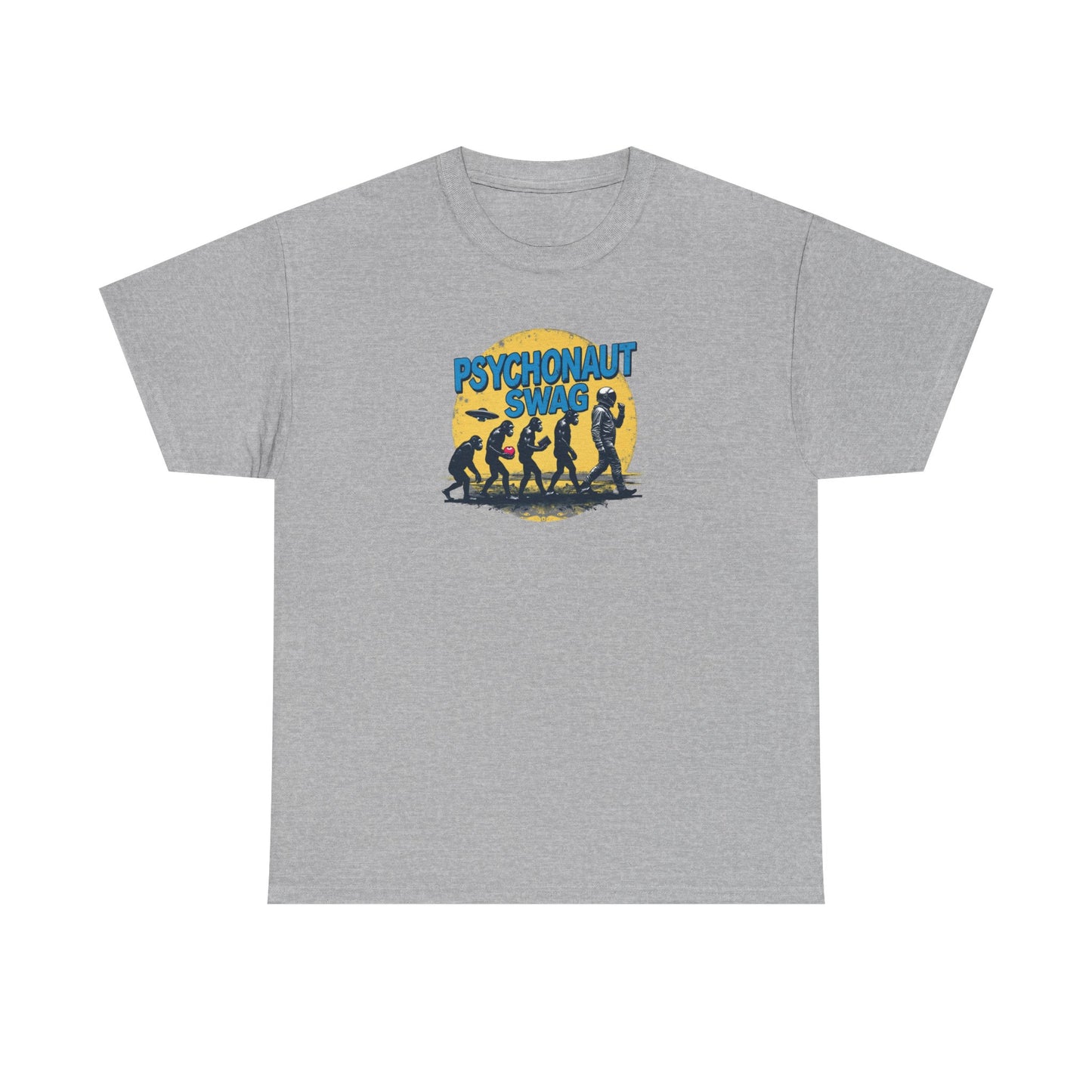 Psychonaut Swag Style Unisex Heavy Cotton Tee, Graphic Tee, Casual Wear, Gift Idea, Summer Fashion, Festival Outfit