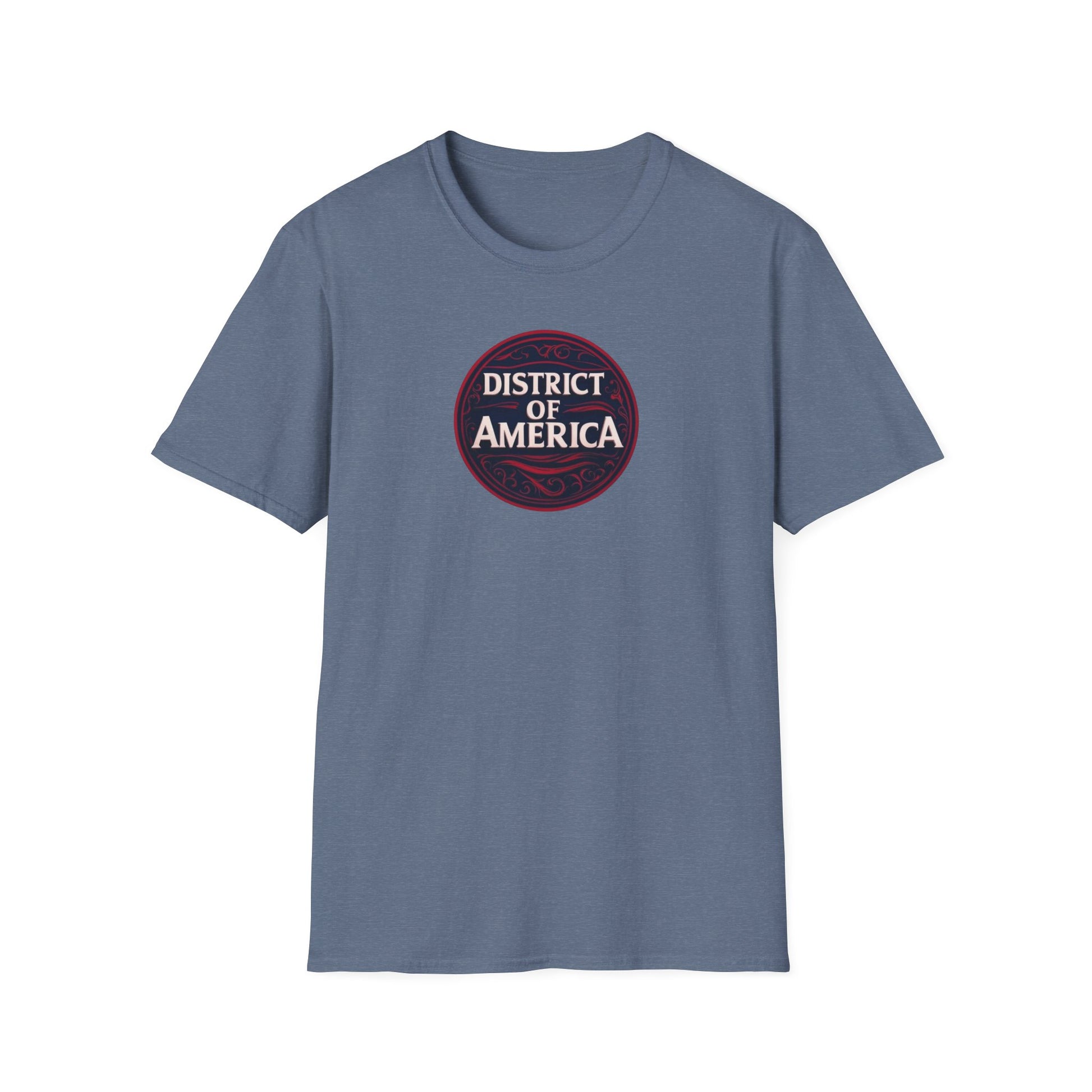 District of America, Washington DA, Unisex Softstyle T-Shirt - Psychonaut Swag