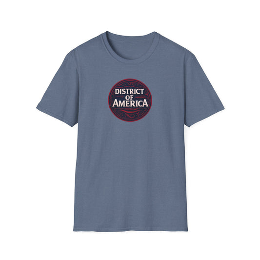District of America, Washington DA, Unisex Softstyle T-Shirt - Psychonaut Swag