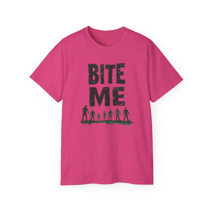 Bite Me, Unisex Ultra Cotton T-Shirt, Casual Wear, Gift for Halloween, Party Shirt, Humor Merch