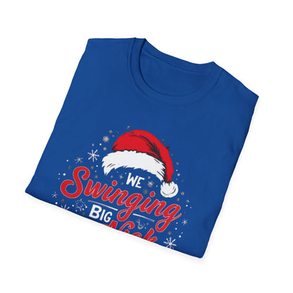 Christmas T-Shirt — "WeSwinging Big Nick Energy" Holiday Graphic Tee