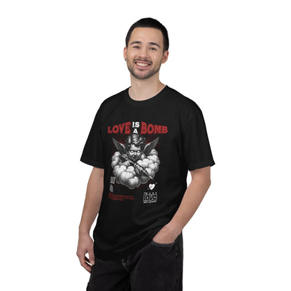Love Is a Bomb T-Shirt — Vintage Cherub Graphic Tee