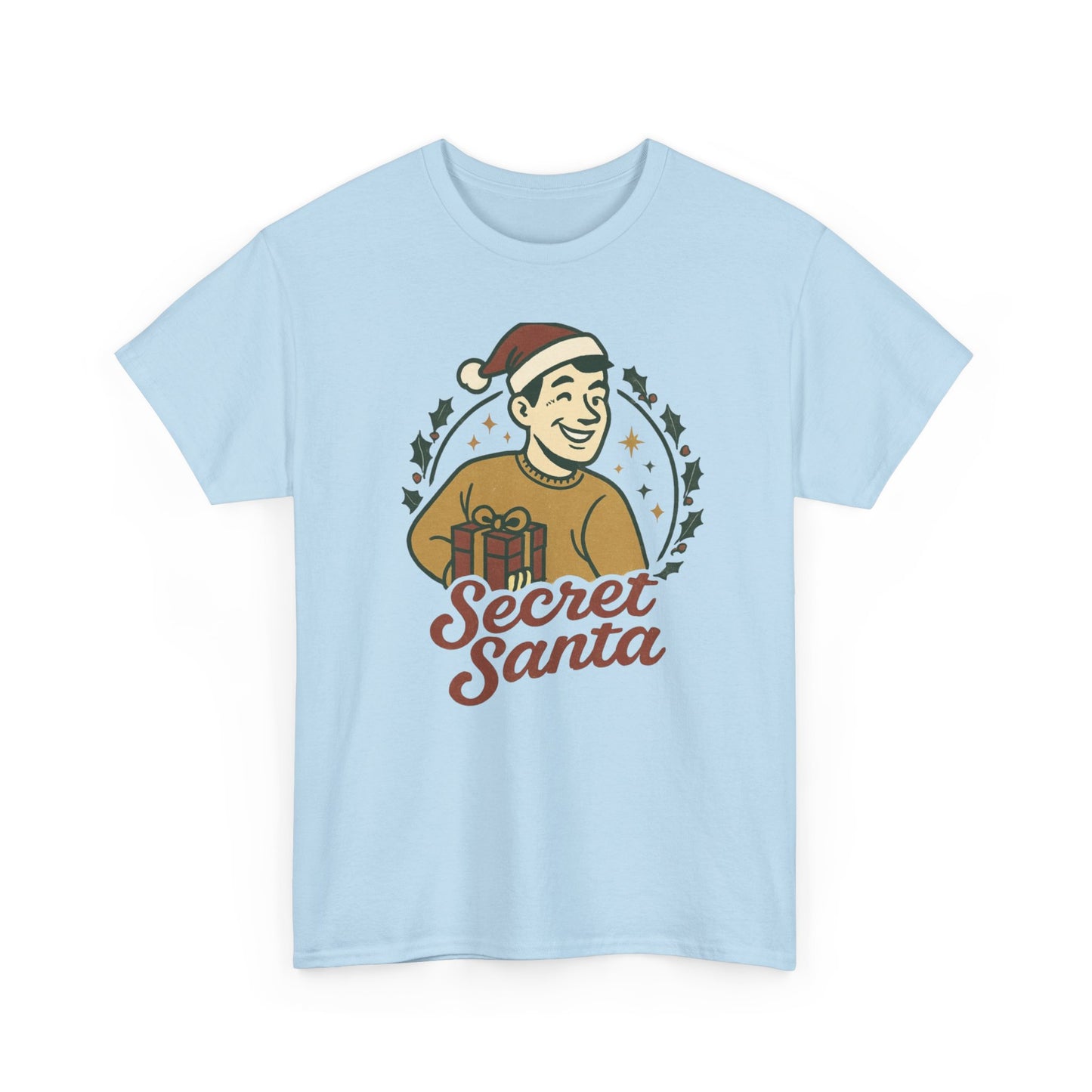 Secret Santa T-Shirt — Retro Holiday Graphic Tee