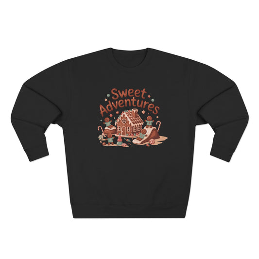 Sweet Adventures Sweatshirt — Gingerbread House Holiday Crewneck