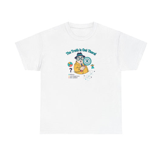T-Shirt — "The Truth Is Out There" Detective Graphic Tee