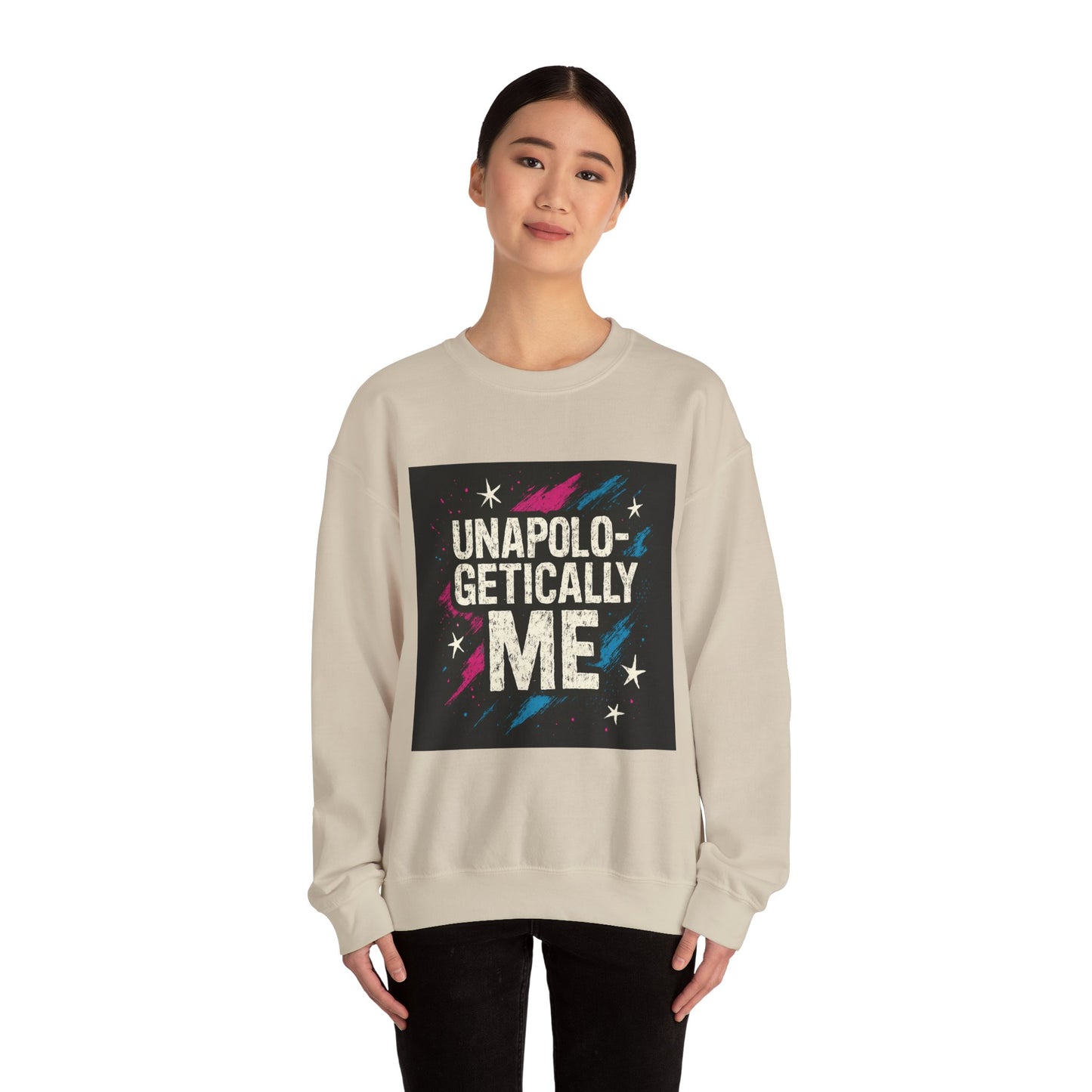Sweatshirt — "Unapologetically Me" Graphic Crewneck